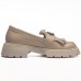 Mocasini dama, Glemis, piele naturala - Cod: 655, Culoare: Alb natur, Marime: 38