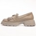 Mocasini dama, Glemis, piele naturala - Cod: 655, Culoare: Alb natur, Marime: 38