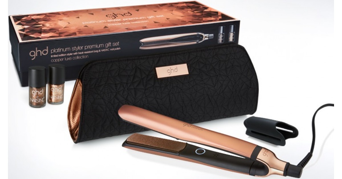 Ghd copper luxe platinum clearance styler premium gift set