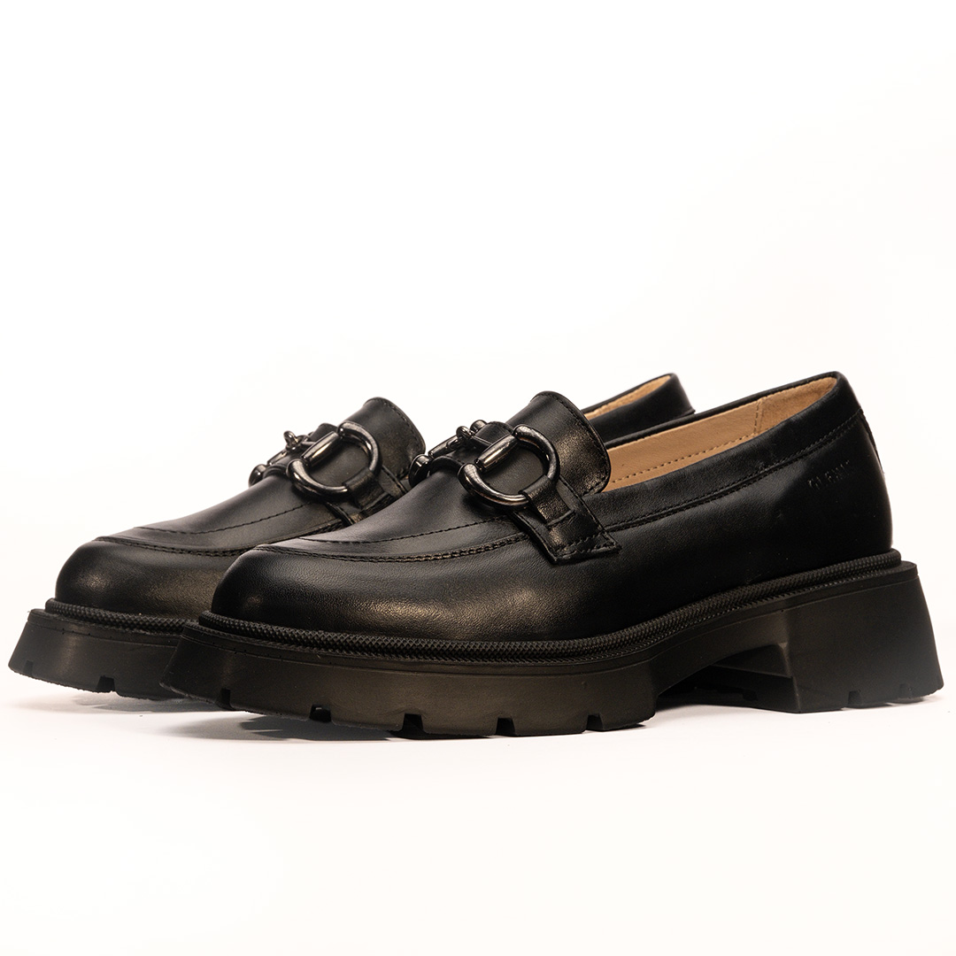 Mocasini dama, Glemis, piele naturala - Cod: 660, Culoare: Negru, Marime: 36