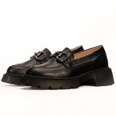 Mocasini dama, Glemis, piele naturala - Cod: 660, Culoare: Negru, Marime: 36