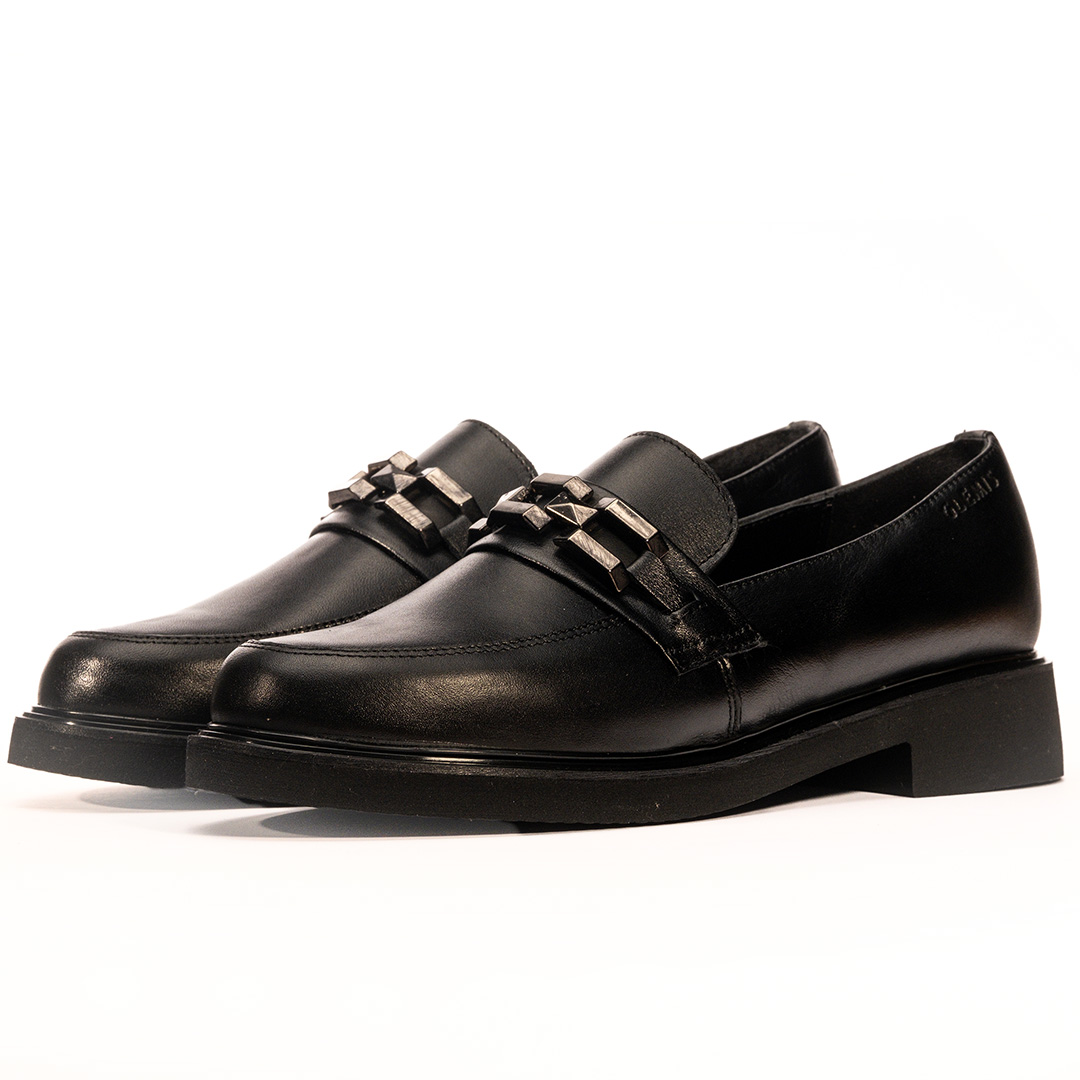 Mocasini dama, Glemis, piele naturala - Cod: 745, Culoare: Negru, Marime: 38